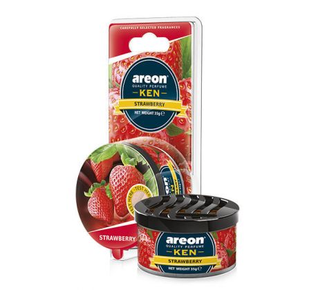 Osvěžovač vzduchu AREON KEN - Strawberry 35g